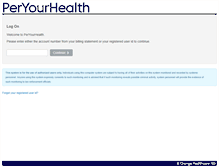 Tablet Screenshot of peryourhealth.com
